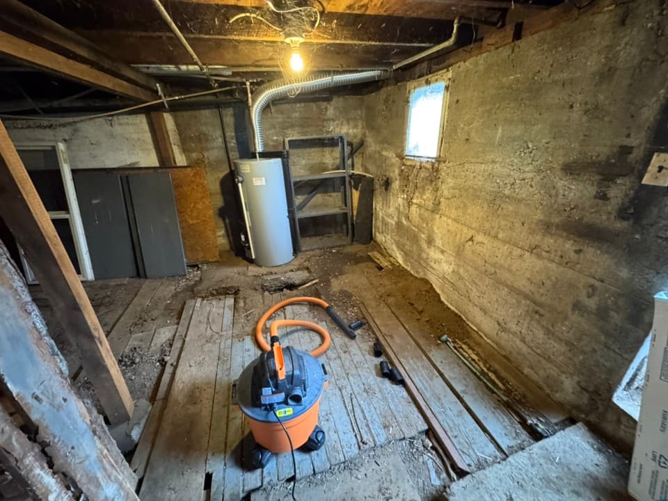 Before-treatment water damage assessment