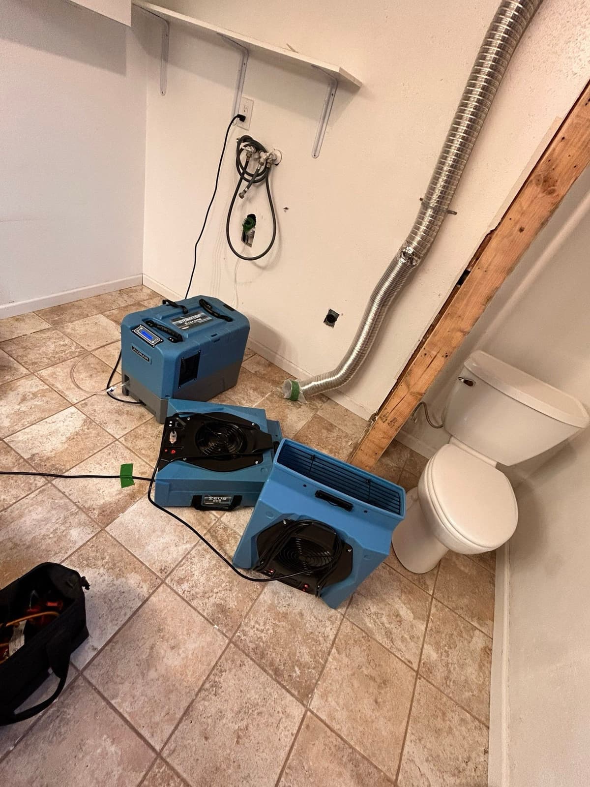Water damage restoration equipment
