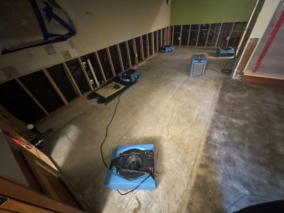 Water damage restoration in Riesel TX